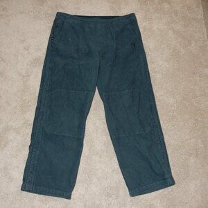 Adidas corduroy track pants Teal Green Blue Mens XL Baggy skate